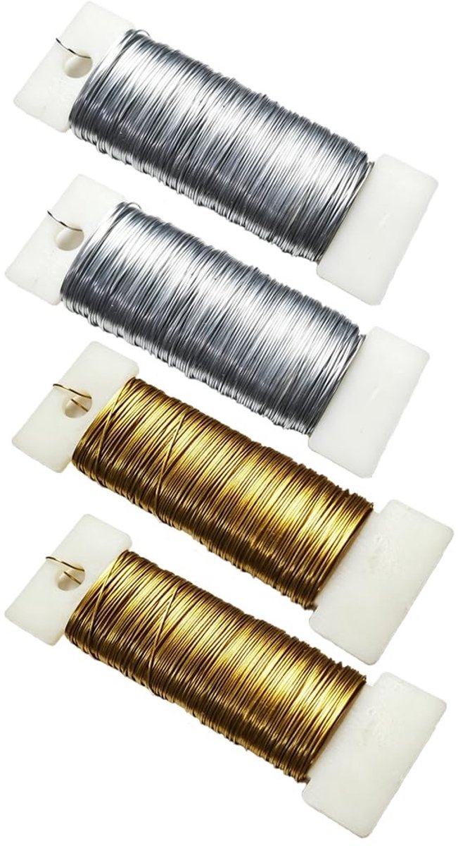 SolidKeus - Knutseldraadset 50m Goud en Zilver voor Creatieve Projecten
