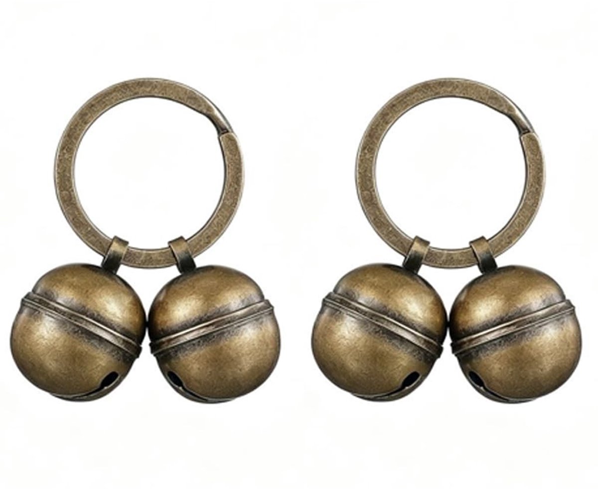 SolidKeus - Set van 2 Retro Honden- en Kattenbelletjes voor Creatief Gebruik