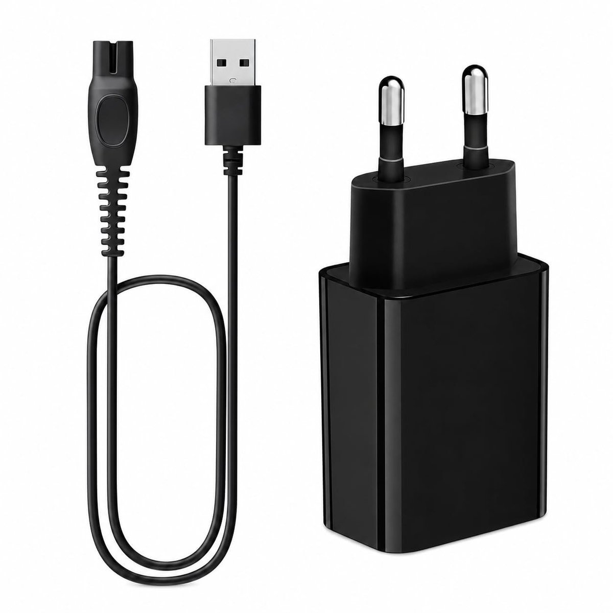 SolidKeus - 5V Oplader en Oplaadkabel voor Philips Scheerapparaten