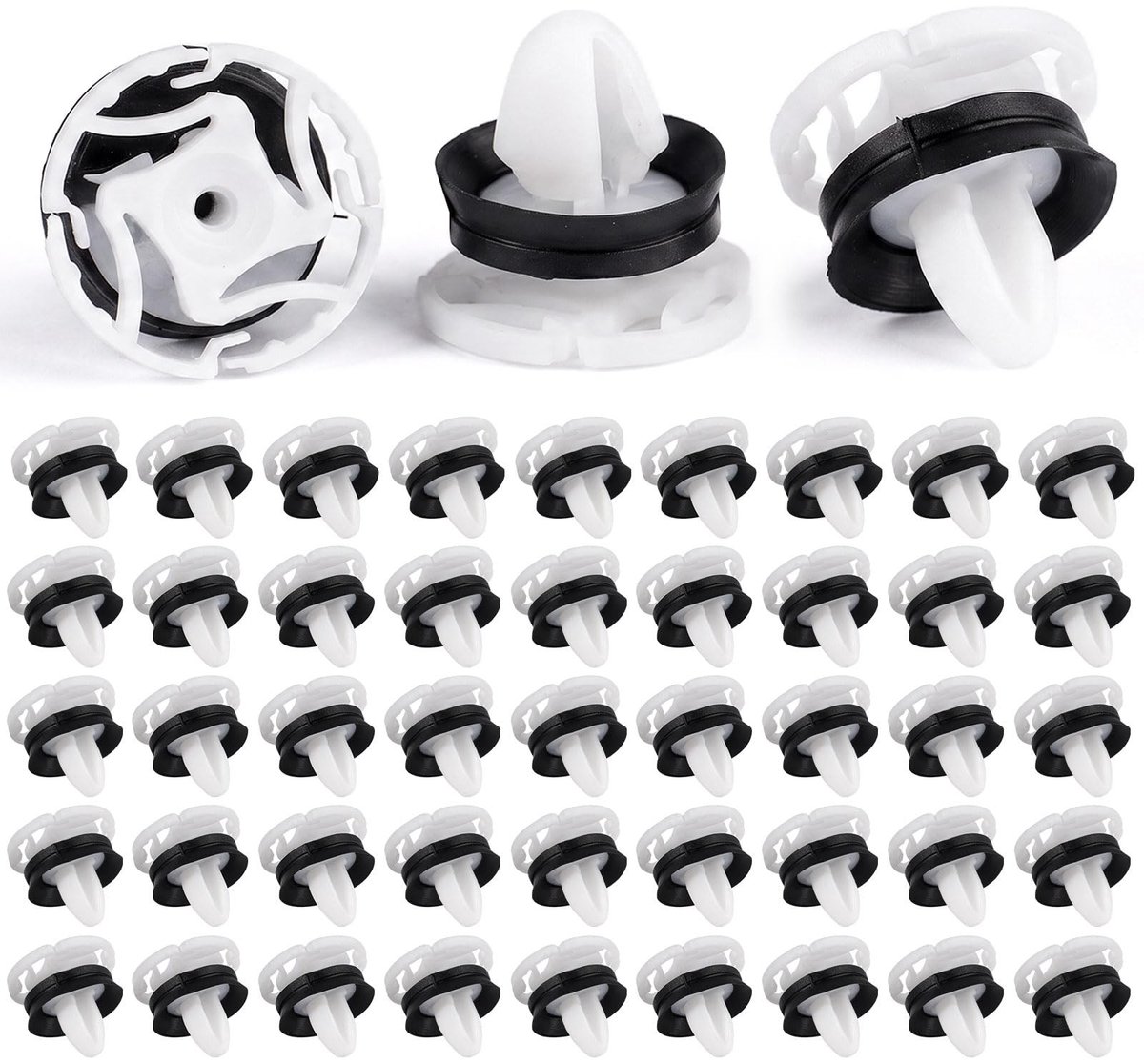 SolidKeus - 50 Stuks Universele Autodeurbekledingsclips voor Bevestiging