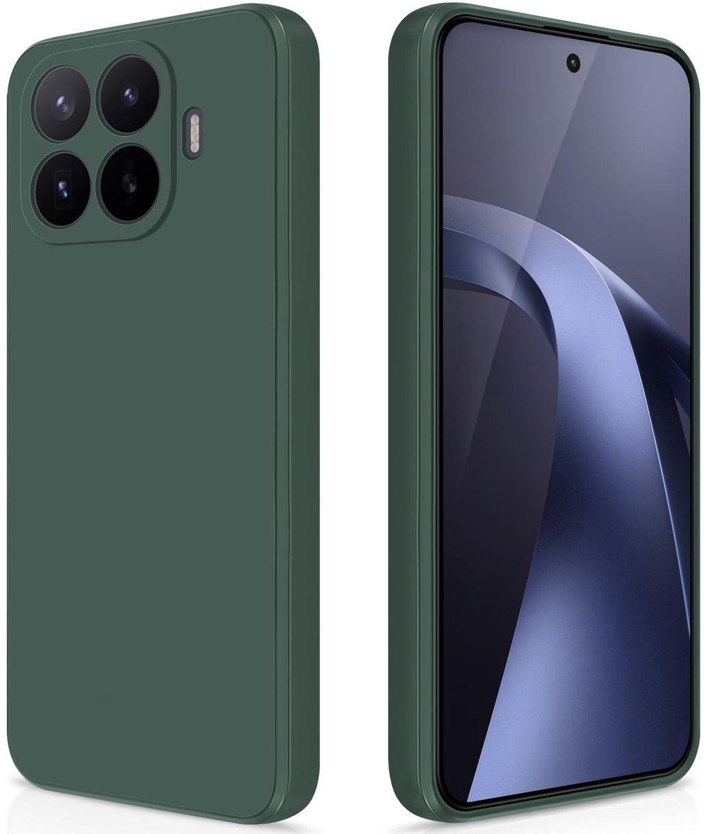SolidKeus - Siliconen Hoesje voor Xiaomi 17T Pro met Microvezel Voering