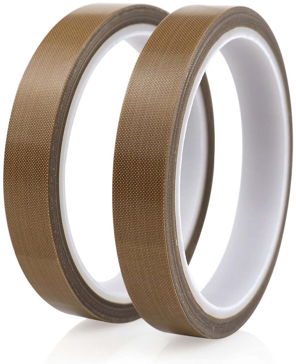 SolidKeus - Zelfklevende Teflon Tape 15mm x 10m voor Hoge Temperaturen