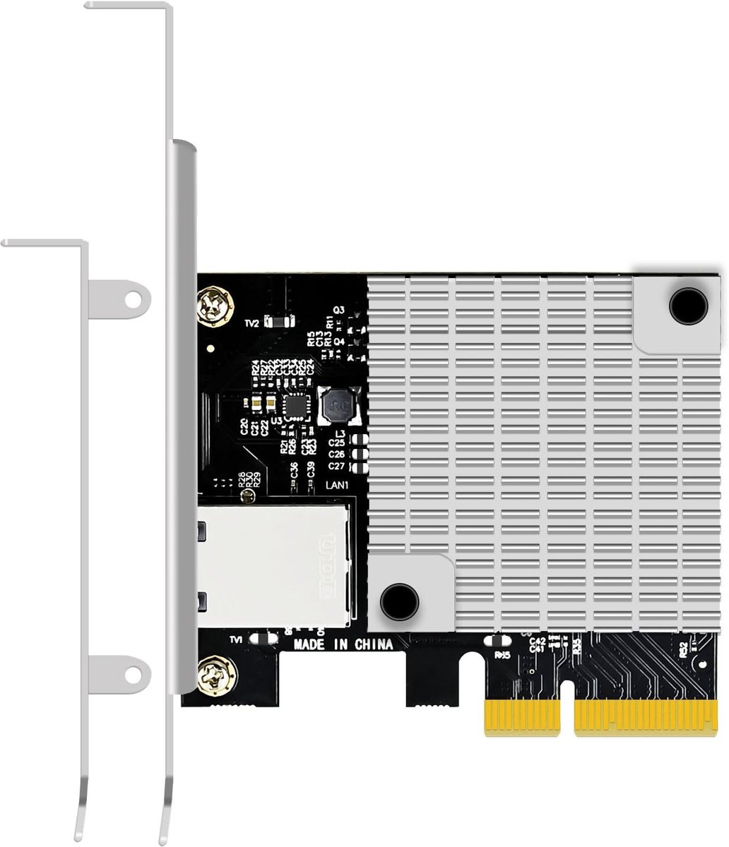 SolidKeus - 10Gb Netwerkkaart met RJ45 Poort voor Snelle Verbindingen