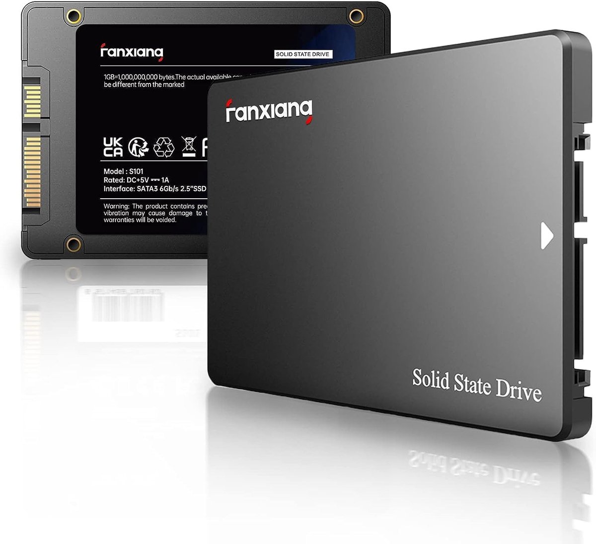 SolidKeus - 1TB SATA III SSD met Verbeterde Prestaties voor Desktop en Laptop