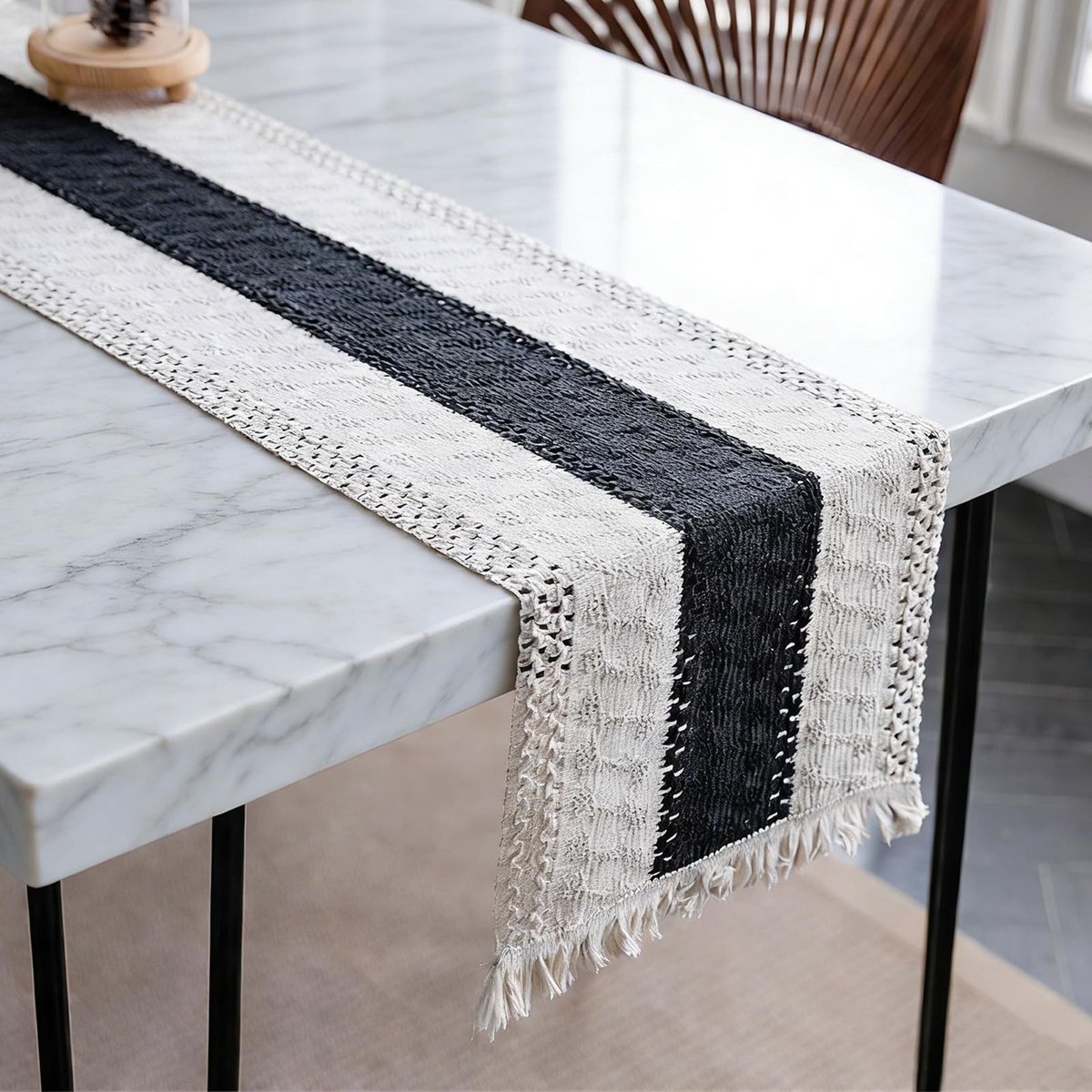 SolidKeus - Moderne Tafelloper 30 x 180 cm voor Eettafel
