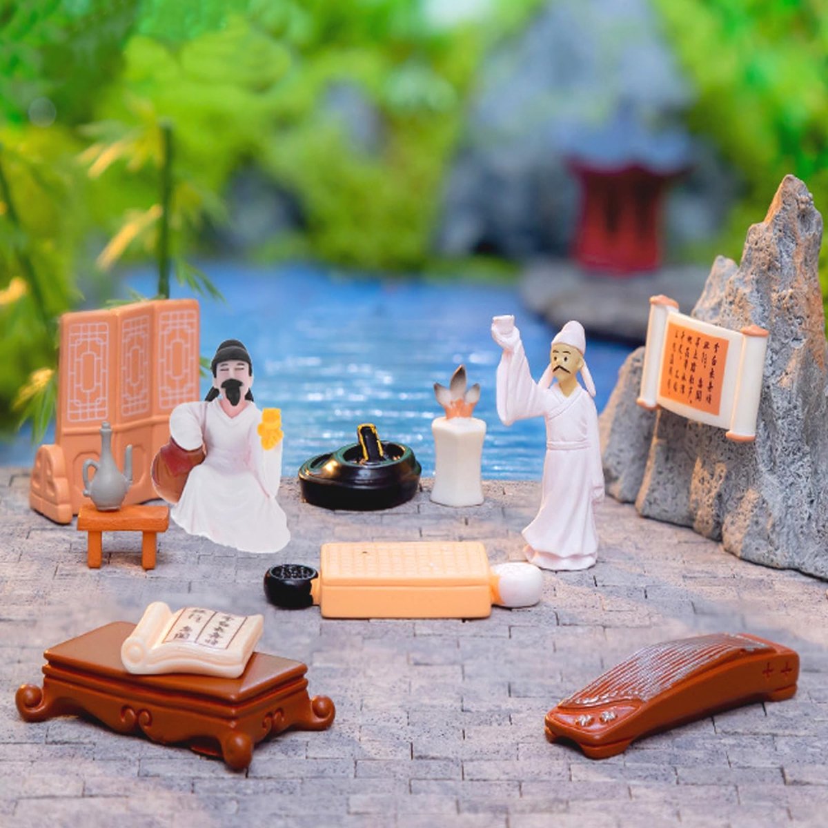 SolidKeus - Set van 10 Micro Landschap Ornamenten