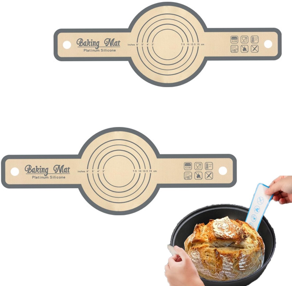 SolidKeus - Silicone Bakmat voor Oven en Deeg