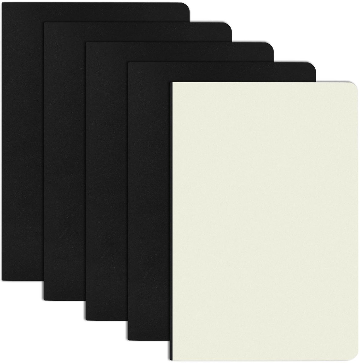 SolidKeus - A5 Notitieblokken Set van 5 met Kraft Cover
