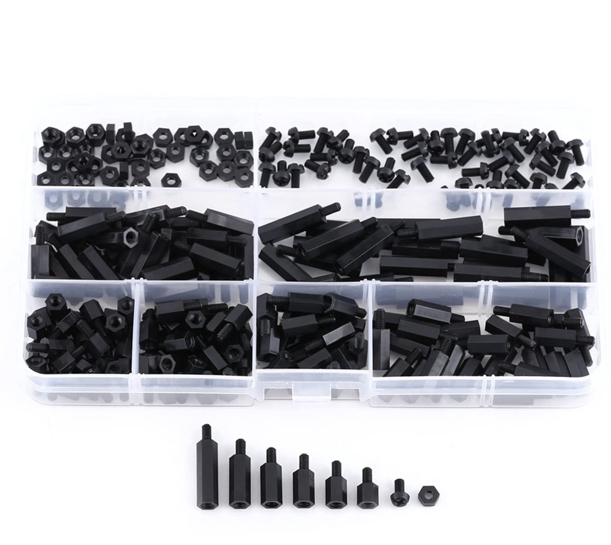SolidKeus - Nylon Vrouwelijke Afstandhouderset 250 Stuks