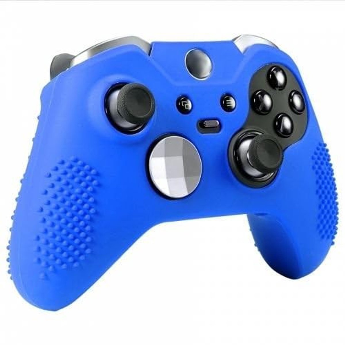 SolidKeus - Zachte Siliconen Hoes voor Xbox One Elite Controller Blauw