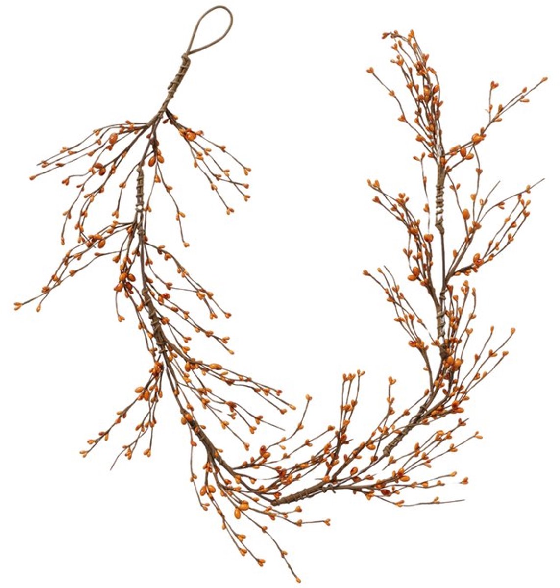 Boltze - Guirlande - Kunsttak - Bruin/Oranje - 152 cm - Herfstdecoratie - Winter - Kerst