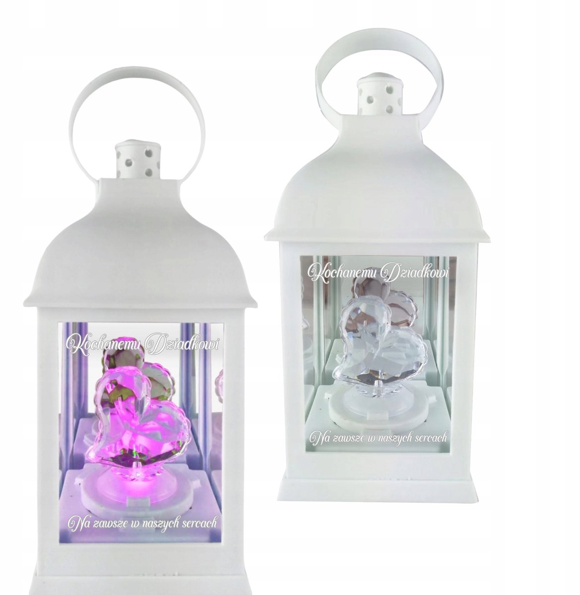 Merkloos LED Graflicht Hart - Elegante Herinnering voor Begraafplaats
