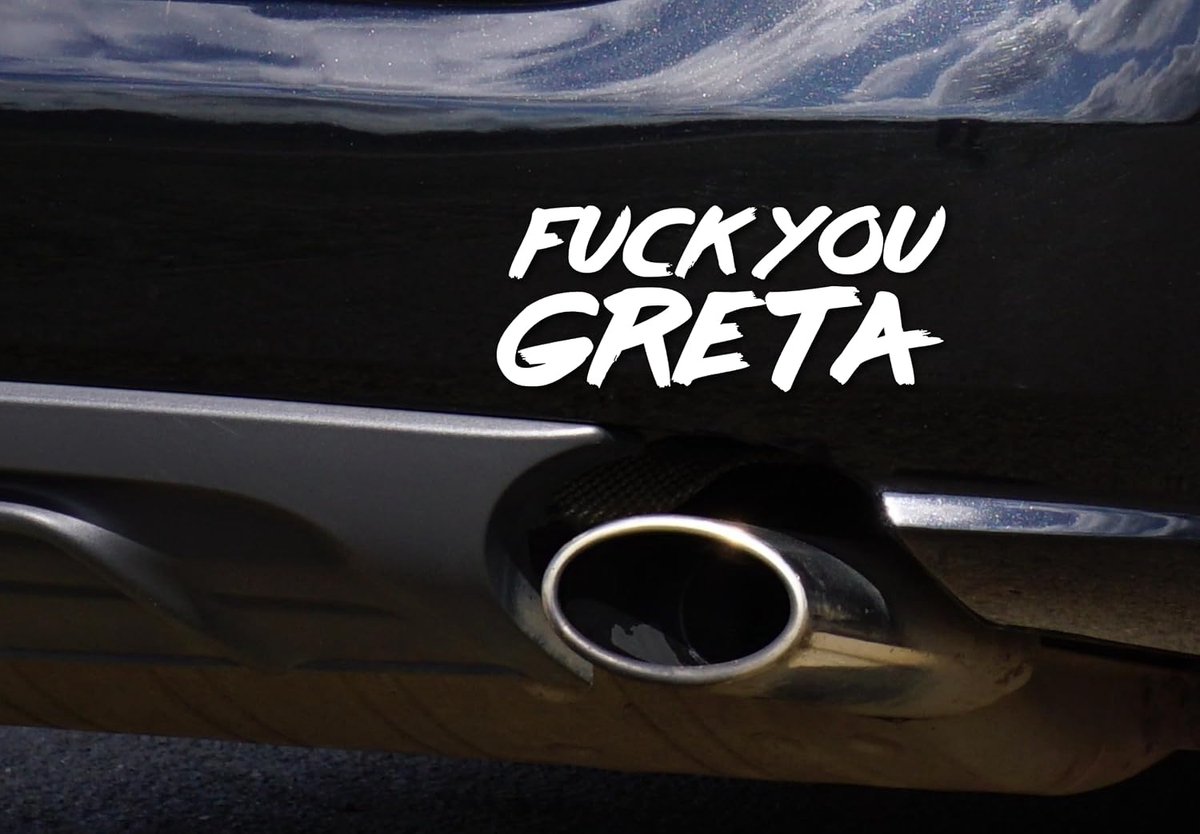 - Fuck you Greta sticker decal folie autoaccessoires gadget tuning
