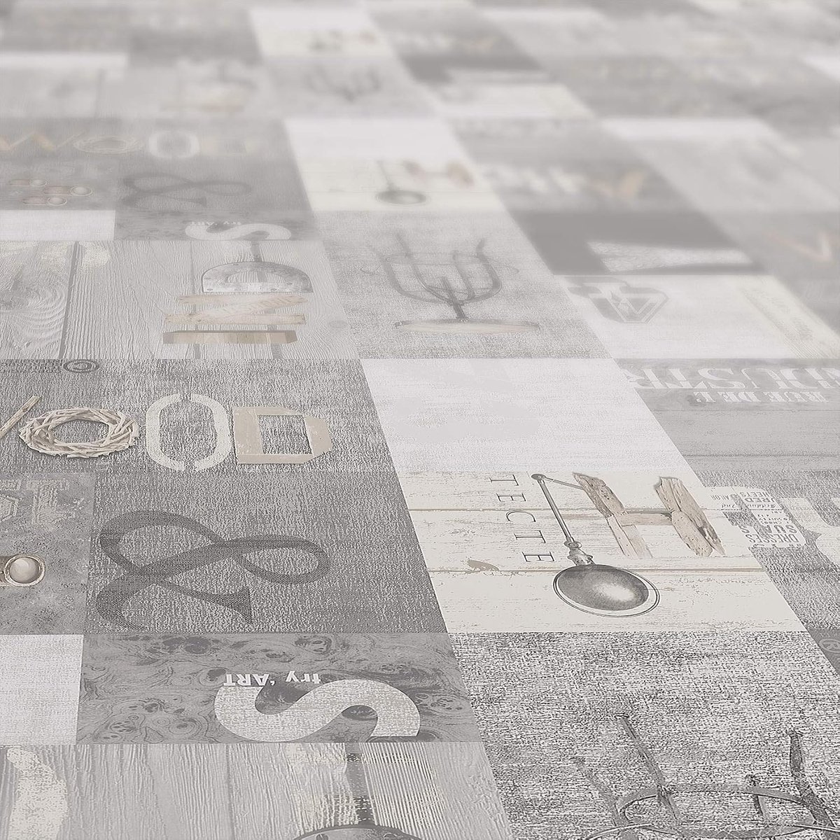 Afwasbaar tafelkleed/tafelzeil; industrie; modern, used look, industrie; 220 x 140 cm