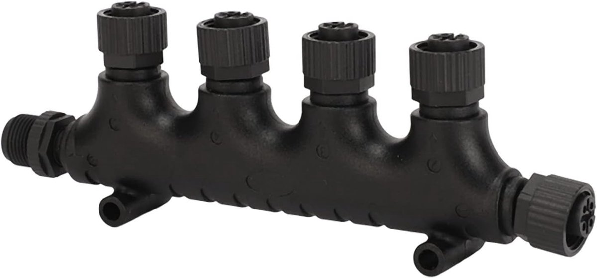 2000 N2K 4 Poorten Tee-connector M12 5-pins IP67 Waterdichte Lowrance-netwerken,Reserveonderdelen voor boten,jachten