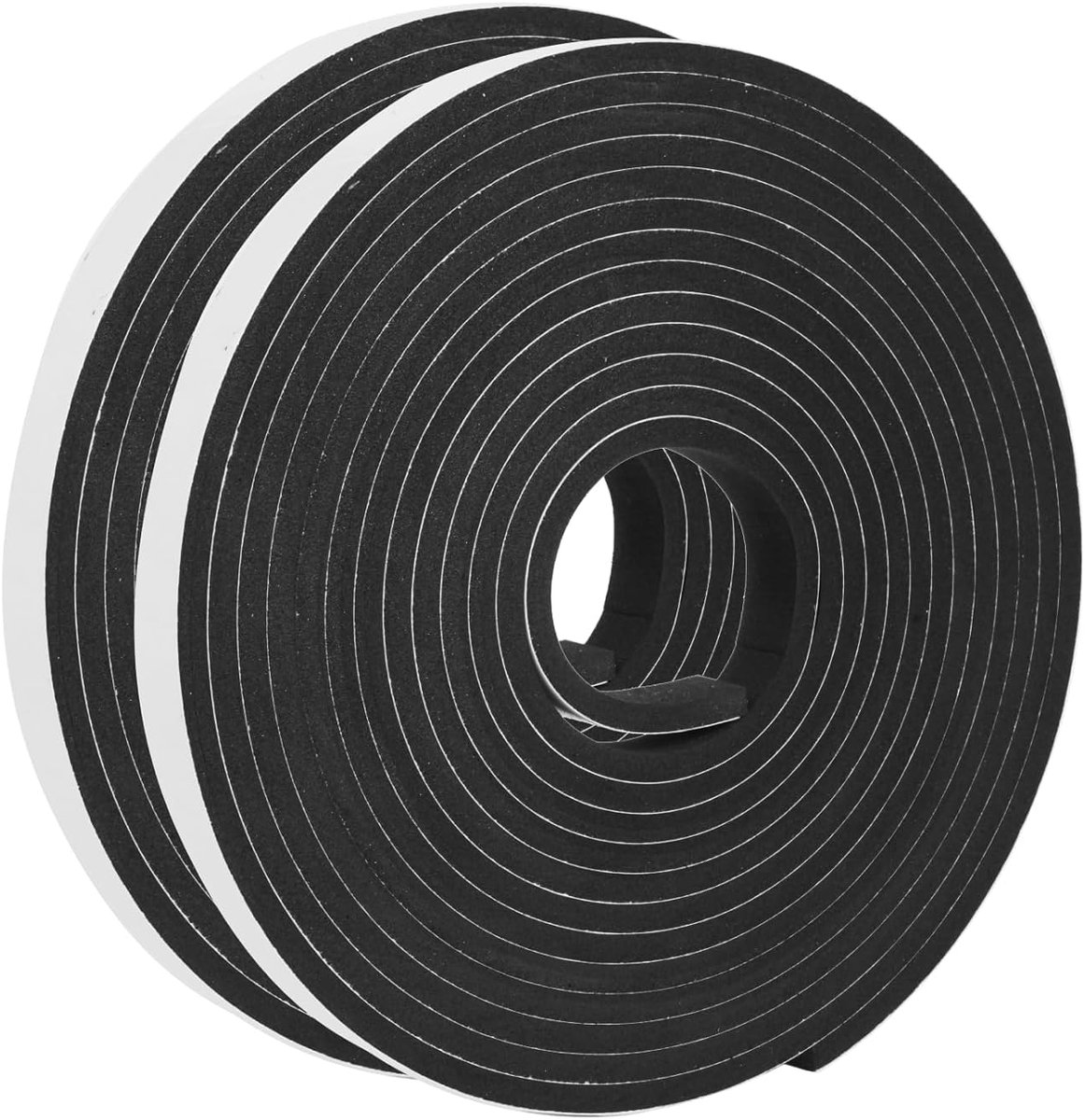 Zelfklevend, van schuimrubber, isolerende afdichting voor vensterdeur, 10 mm (B) x 3 mm (D) x 10 m (L), voor geluids- en warmte-isolatie van ramen en deuren