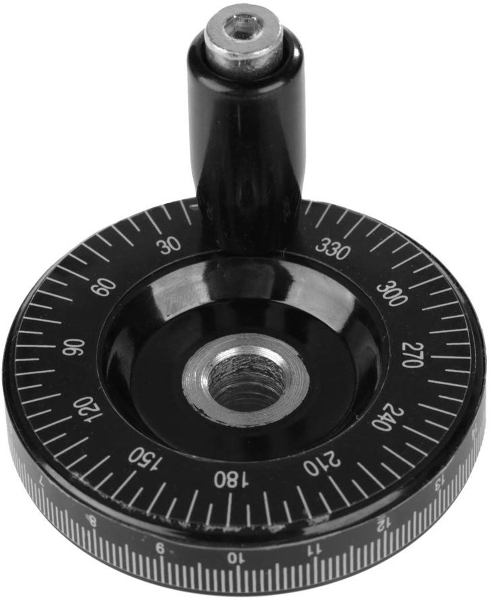 Handwiel voor freesmachine, 63 mm solide bakeliet-handwiel met handgreep, veel gebruikt in industriële gereedschapsmachines, zoals freesmachines, draaimachines, slijpmachines