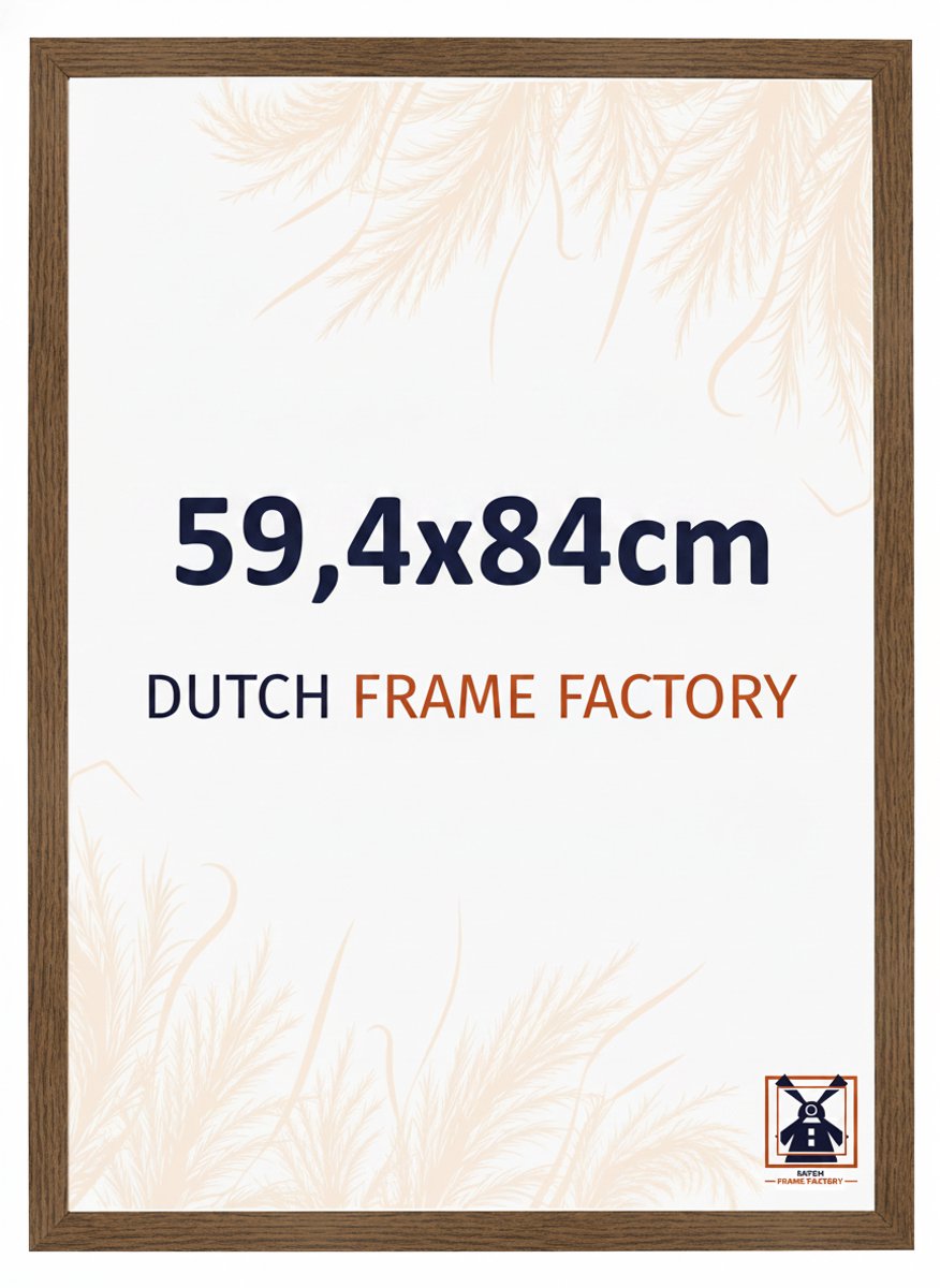 Fotolijst 59x84 cm - MDF - Eiken Rustiek - Benno