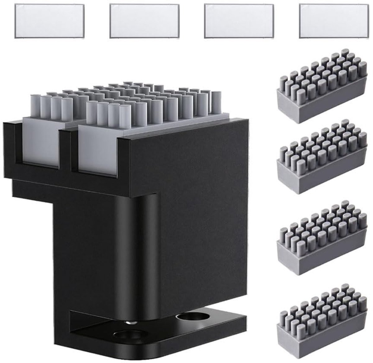 SolidKeus - Panda Brush XP met 4 Siliconen Borstels voor 3D Printers