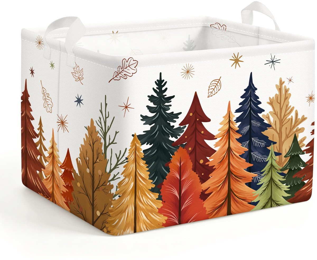 SolidKeus - Opvouwbare Wasmand voor Kleding en Speelgoed in Herfstthema
