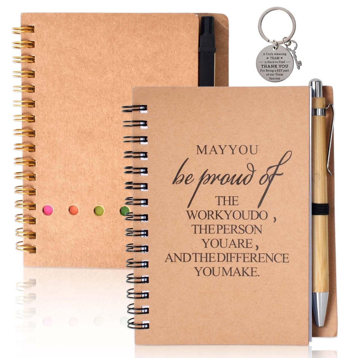 SolidKeus - Notitieboek Set met Spiral Notitieboek en Balpen