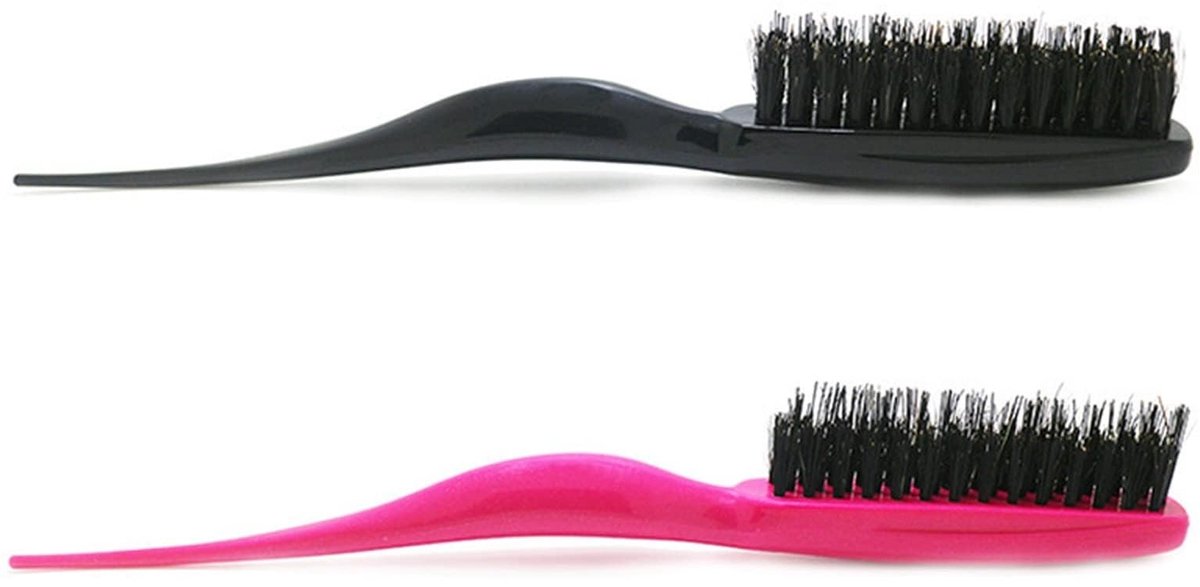 SolidKeus - Curly Hair Brush voor Dik en Krullend Haar met Houten Handvat