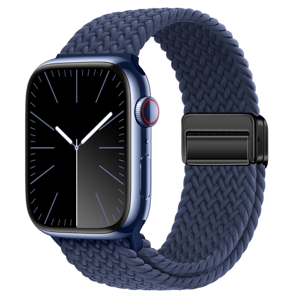 SolidKeus - Elastische Magnetische Nylon Apple Watch Band