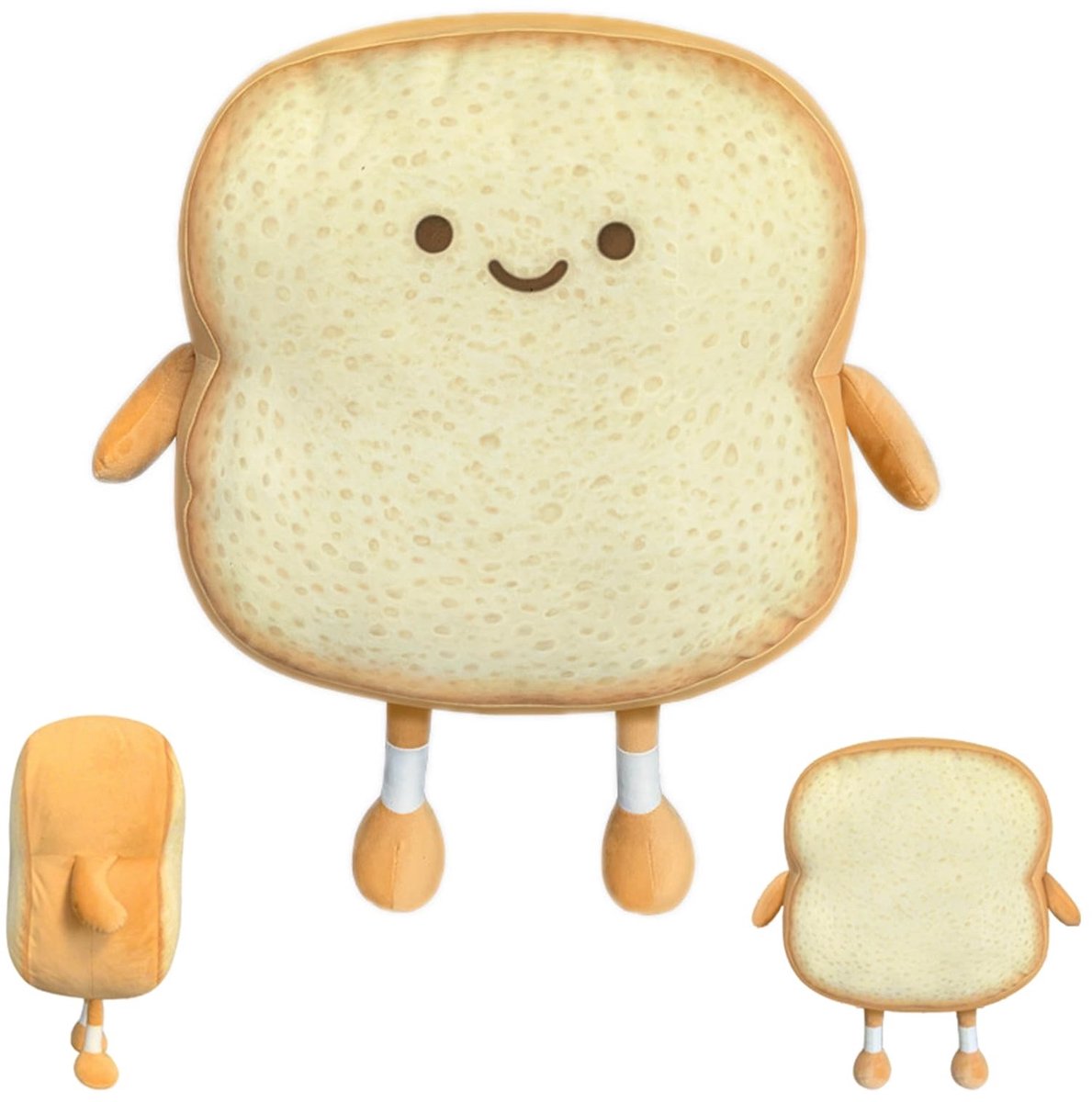 SolidKeus - Grappig Geroosterd Brood Pluche Kussen