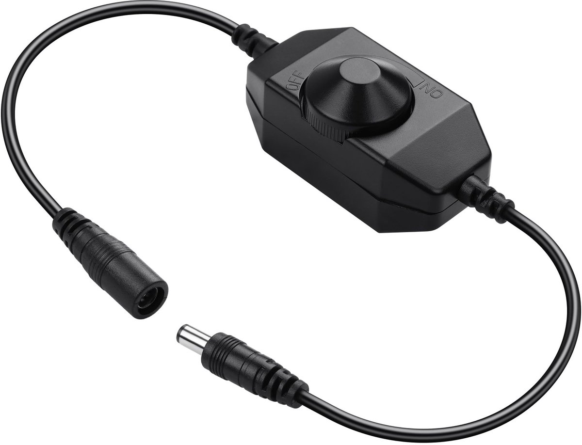 SolidKeus - Dimmer Schakelaar voor LED Strips 12V-24V met Draaiknop