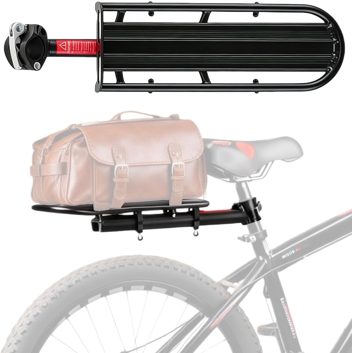 SolidKeus - Lichtgewicht Aluminium Achterdrager voor Fietsen tot 10 kg