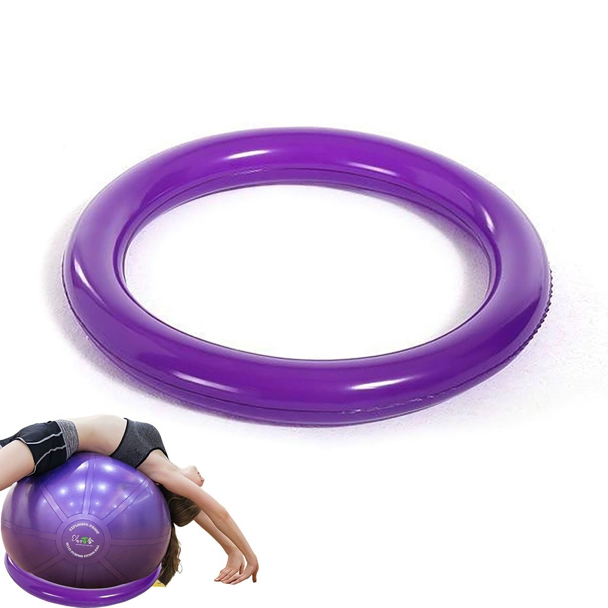 SolidKeus - Antislip Basis voor Yogabal voor Pilates en Meditatie
