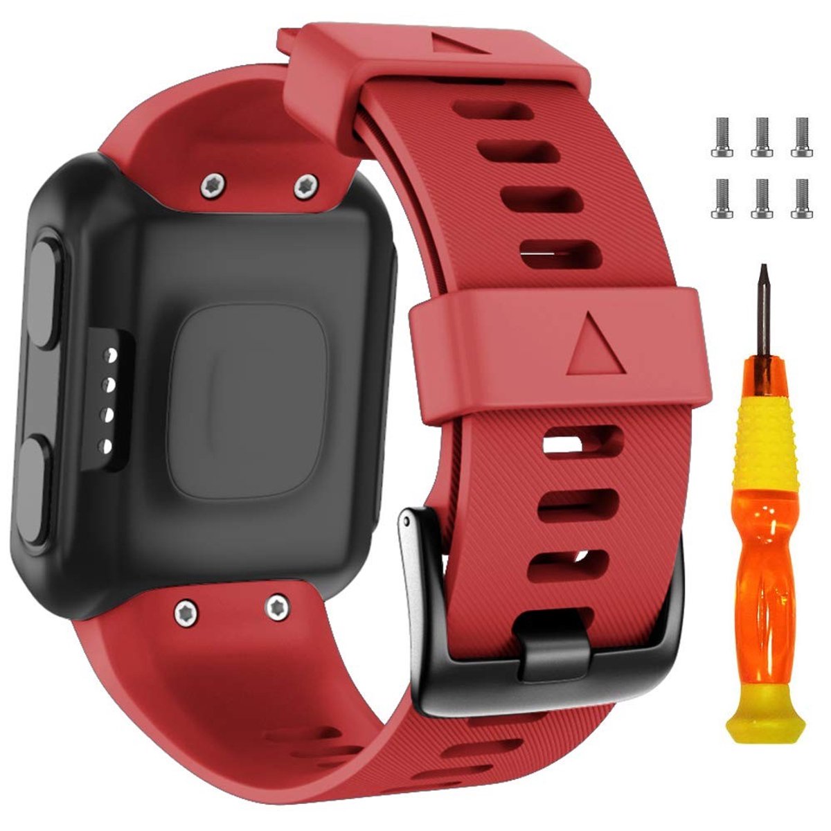 SolidKeus - Vervangende Silicone Horlogeband voor Forerunner 35 Smartwatch
