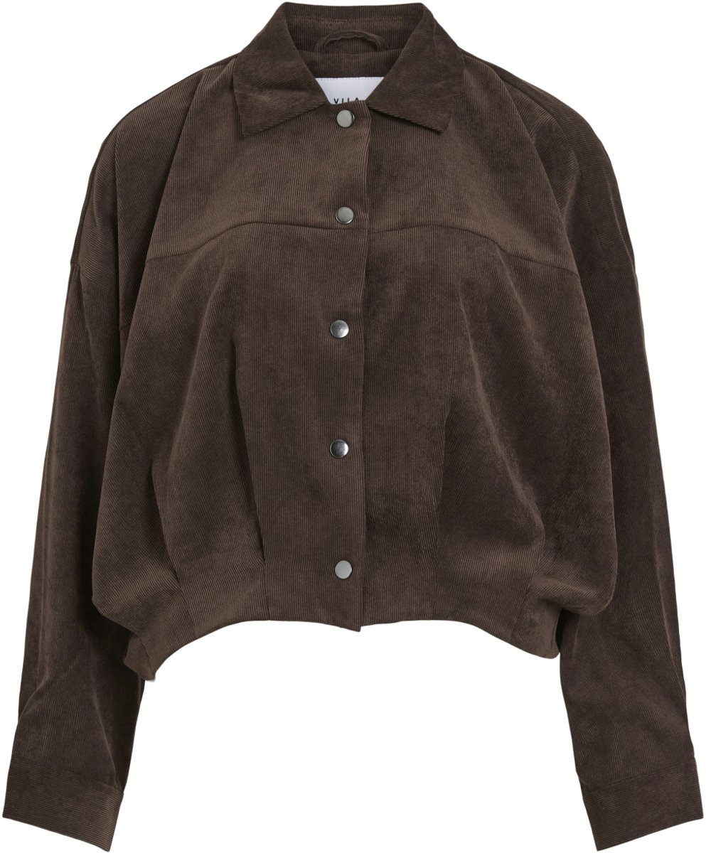 Vila Jas Vicourdie L/s Jacket 14117202 Coffee Bean Dames Maat - 34
