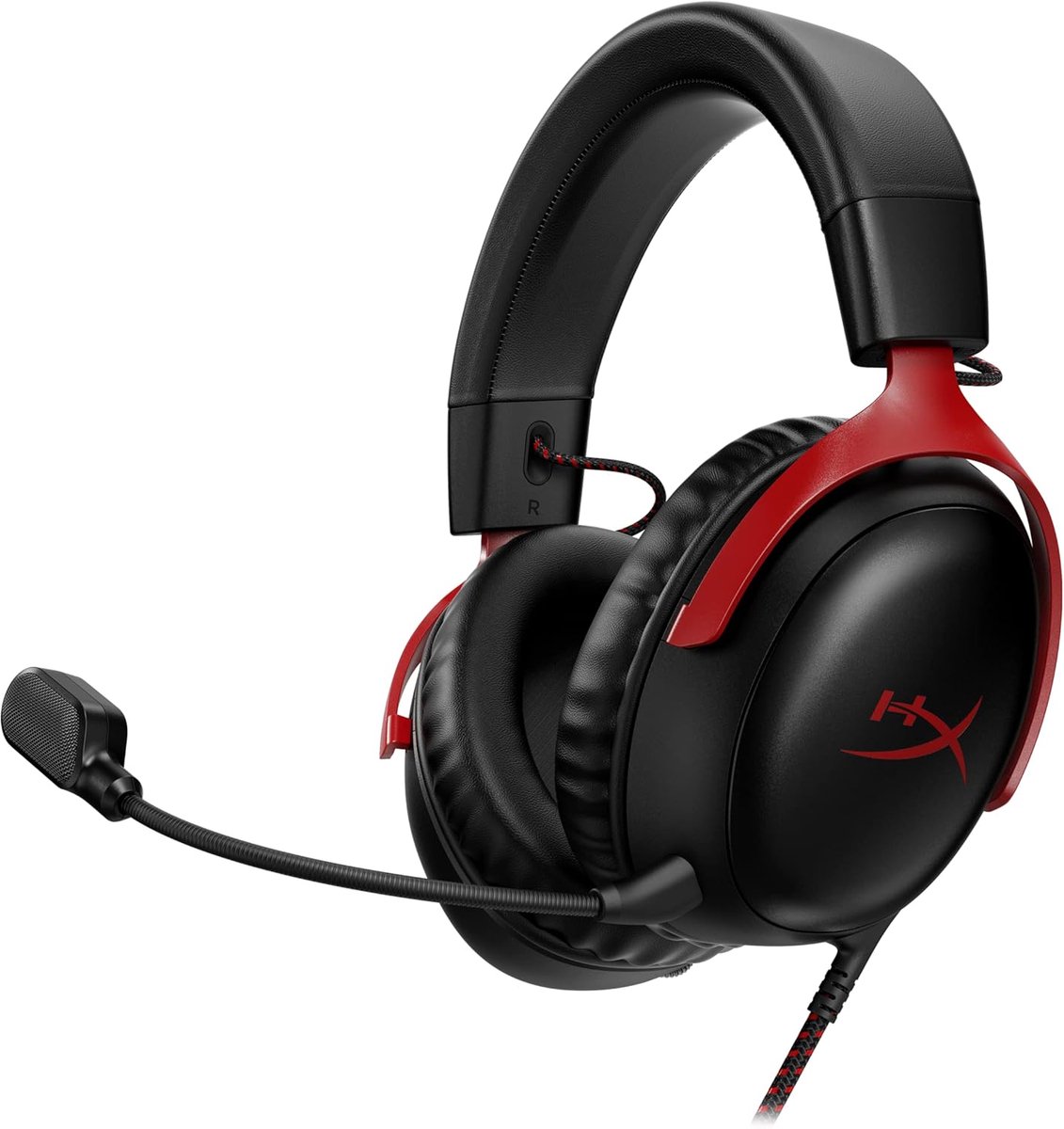 Gaming headset bedraad met 53mm drivers + DTS surround sound + geheugenfoam + microfoon + PC PS5 Xbox ondersteuning