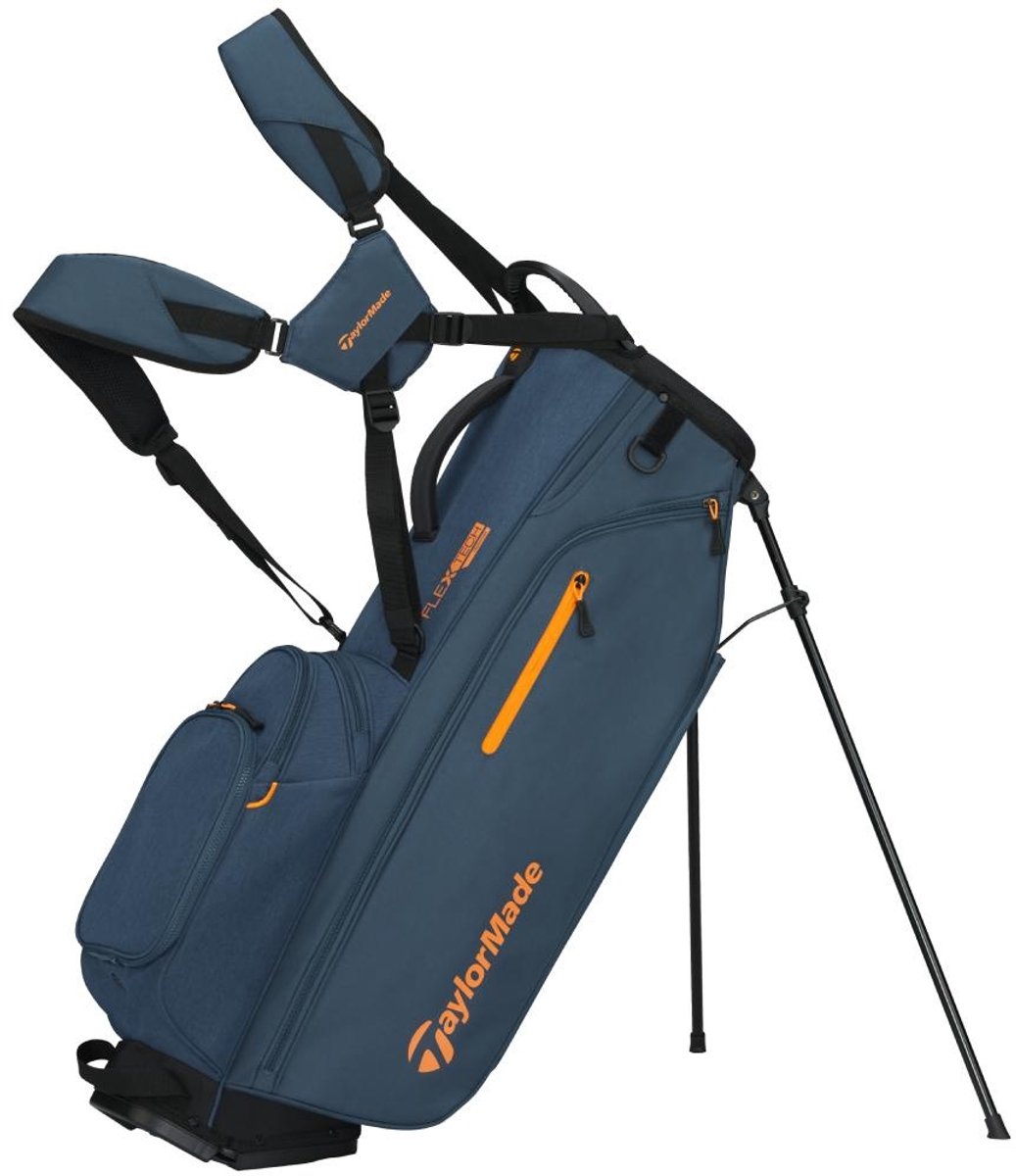 TaylorMade Qi4D Flextech Crossover Standbag 2026 - Blauw Oranje
