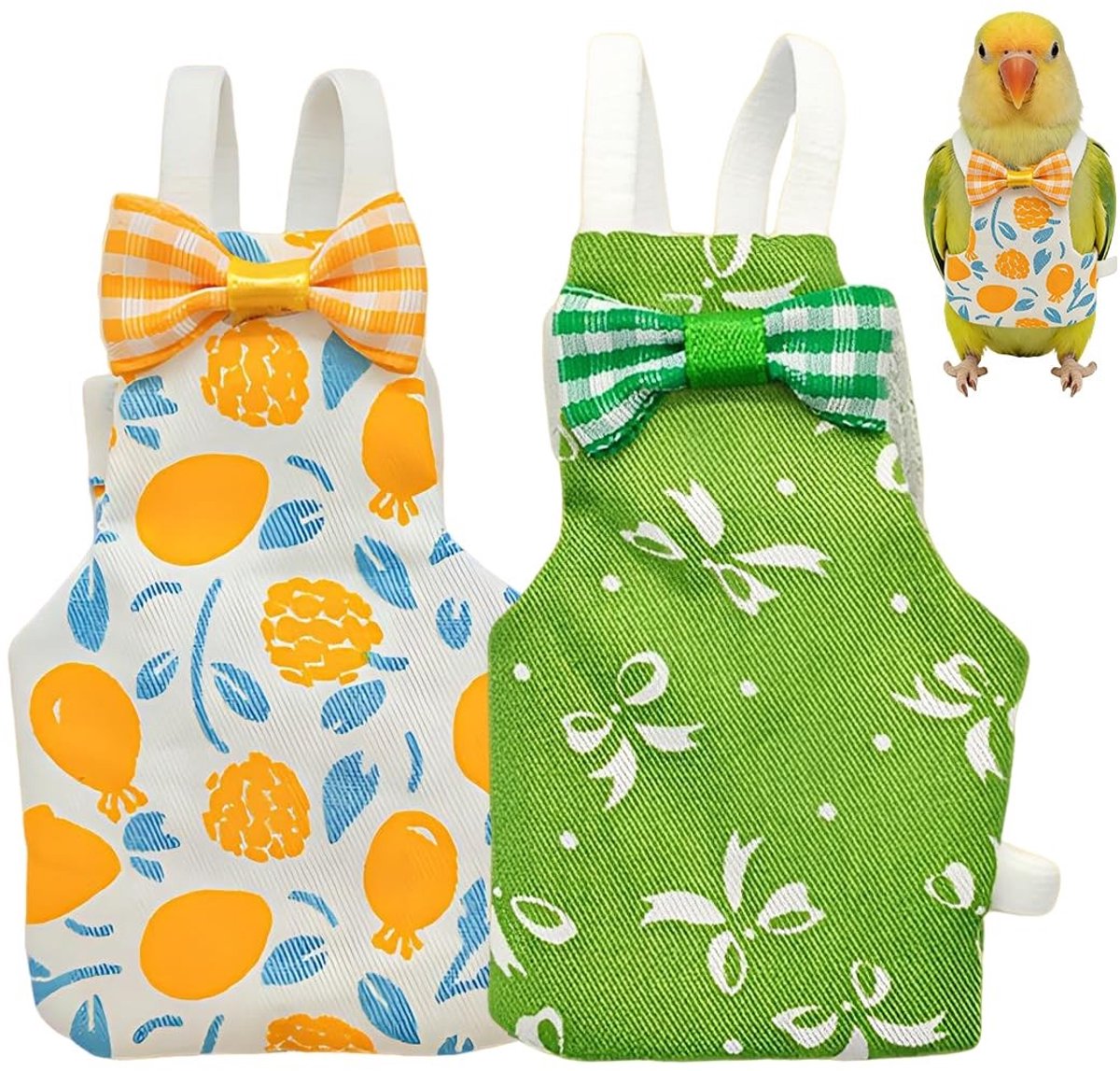 Omgoods - Wasbare Papegaai Luiers, 2 Stuks, Ademend en Comfortabel