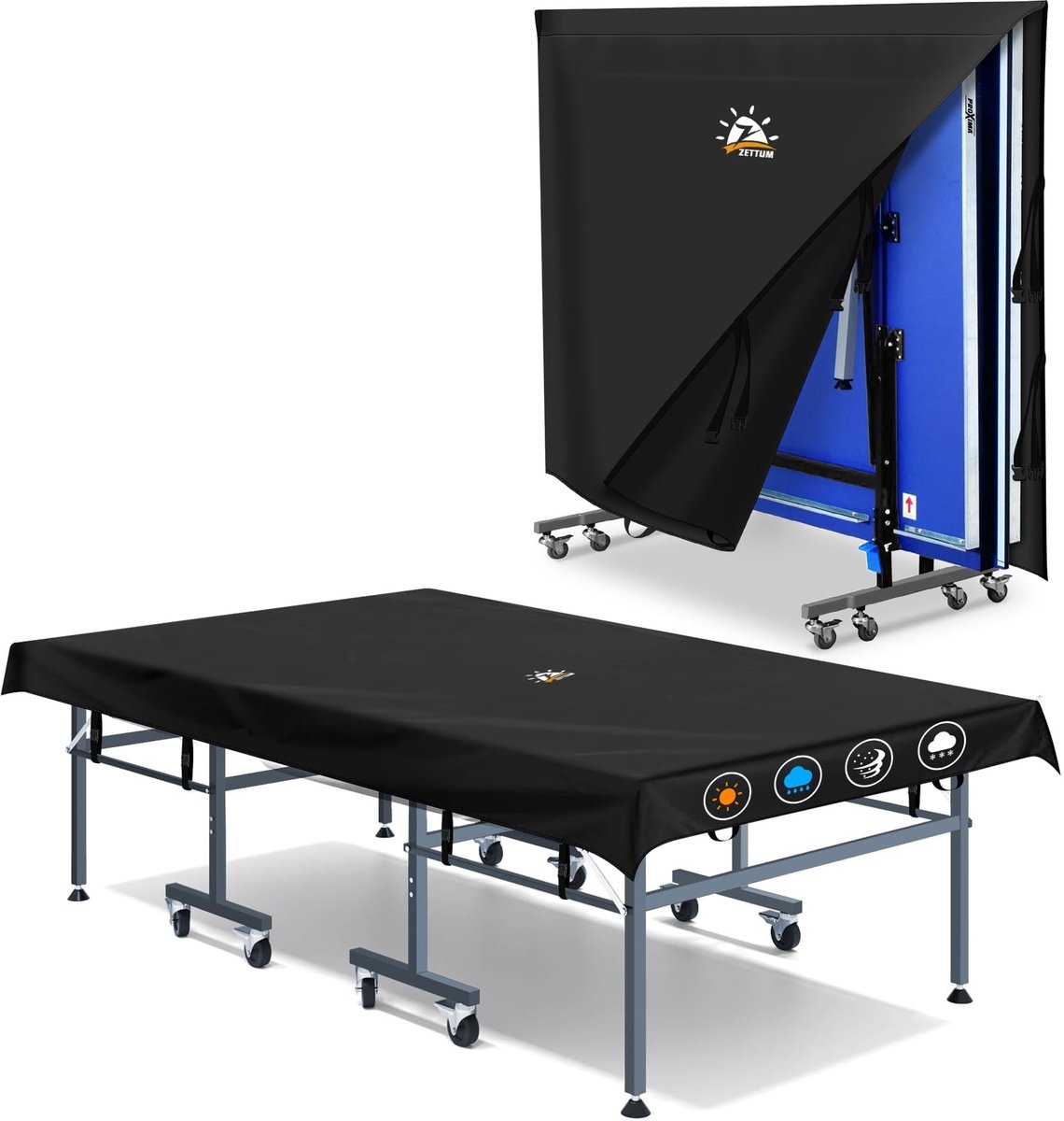 Omgoods - Waterdichte Tafeltennis Cover voor Binnen en Buiten - 74 x 61 inch