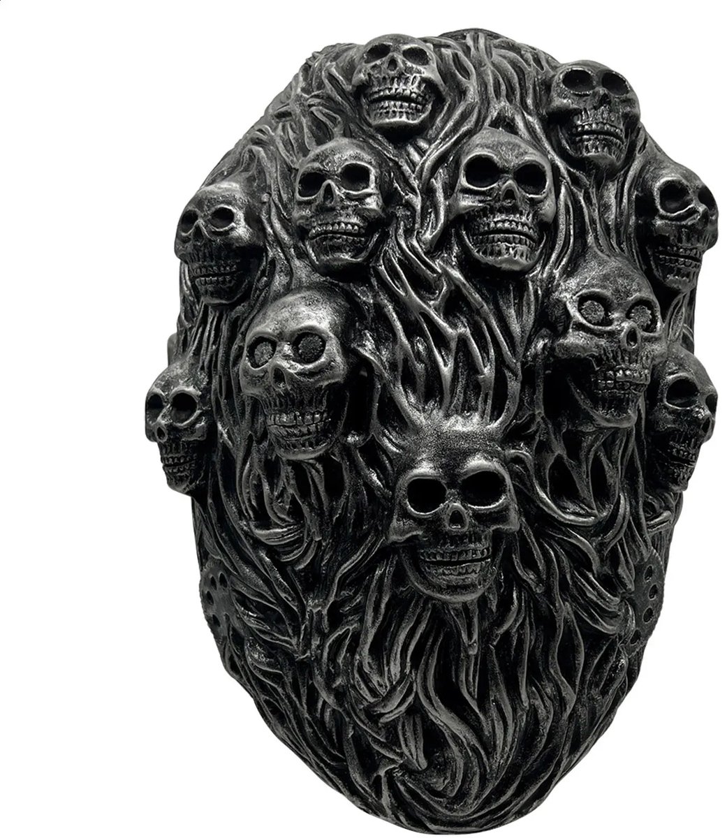 Claoner Halloween schedelmasker - Steampunk stijl - Realistisch - Voor horrorfeesten - Kostuumshow - Party prop