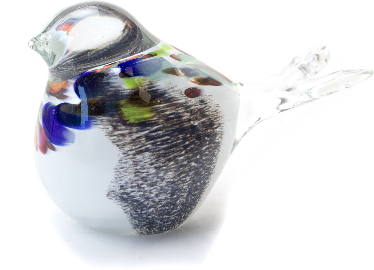Mini Urn Vogel Vernice - Kleine glazen Urn - 50ml - Asbewaring