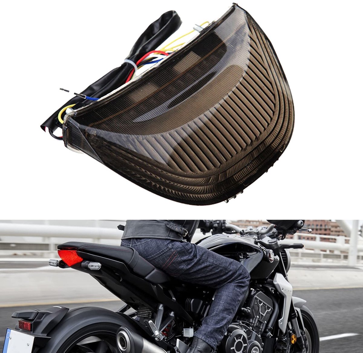 Omgoods - LED Achterlicht voor Motoren met Remfunctie