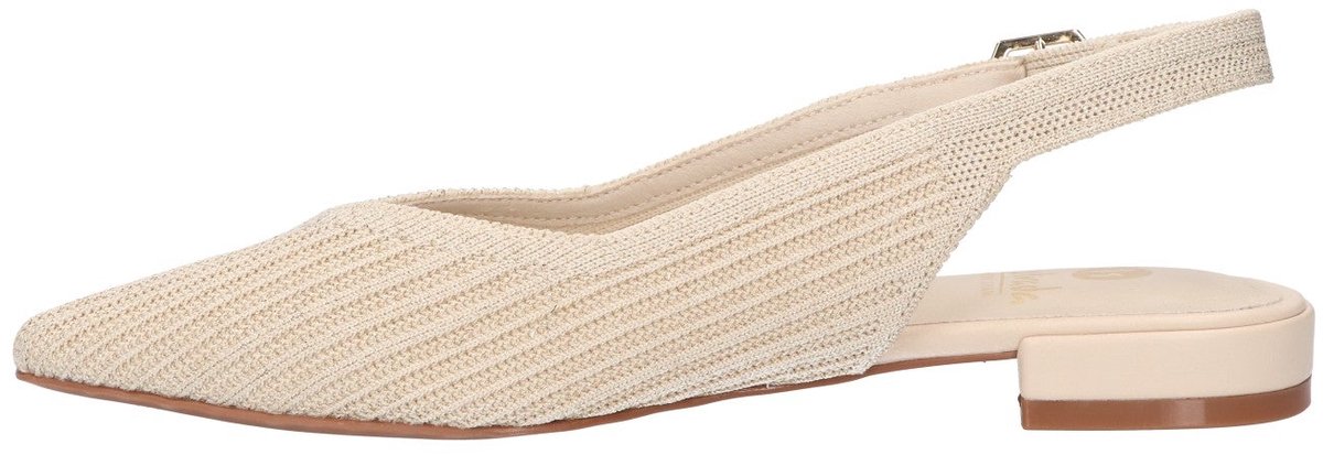 La Strada Slingback Beige Knitted - Damesschoenen - Maat - 40
