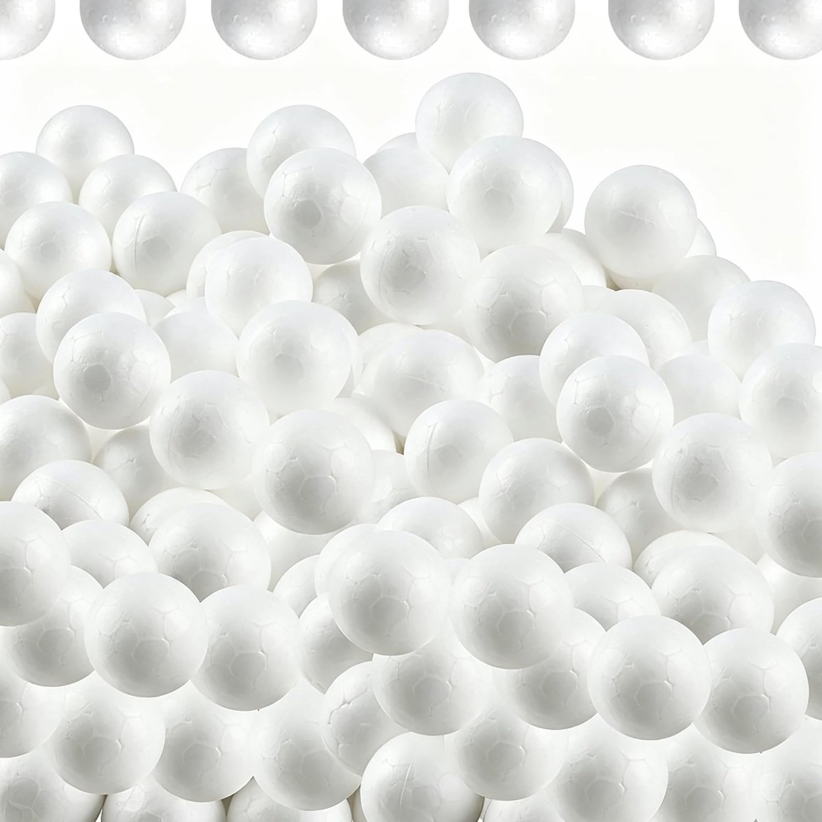 Omgoods - Set van 100 Schuimrubberen Knutselballen voor Creatieve Projecten