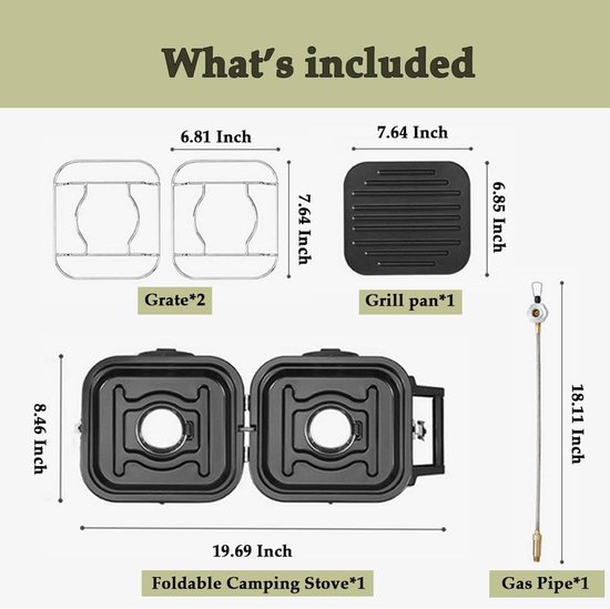 Omgoods - 2-in-1 Gas Hob Pan voor Camping en Hiken — afbeelding 4