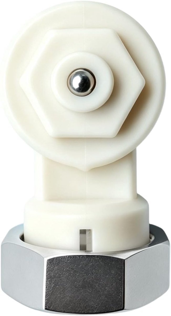 1 stuks Radiatorventiel adapter - geschikt voor radiatorthermostaten - metaal - accessoires voor radiatorthermostaten