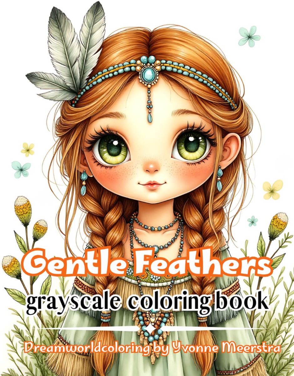 Kleurboek Gentle Feathers