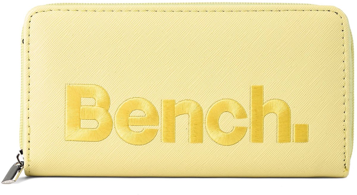 Bench Portemonnee 19 cm - Dames - Horizontaal - hellgelb