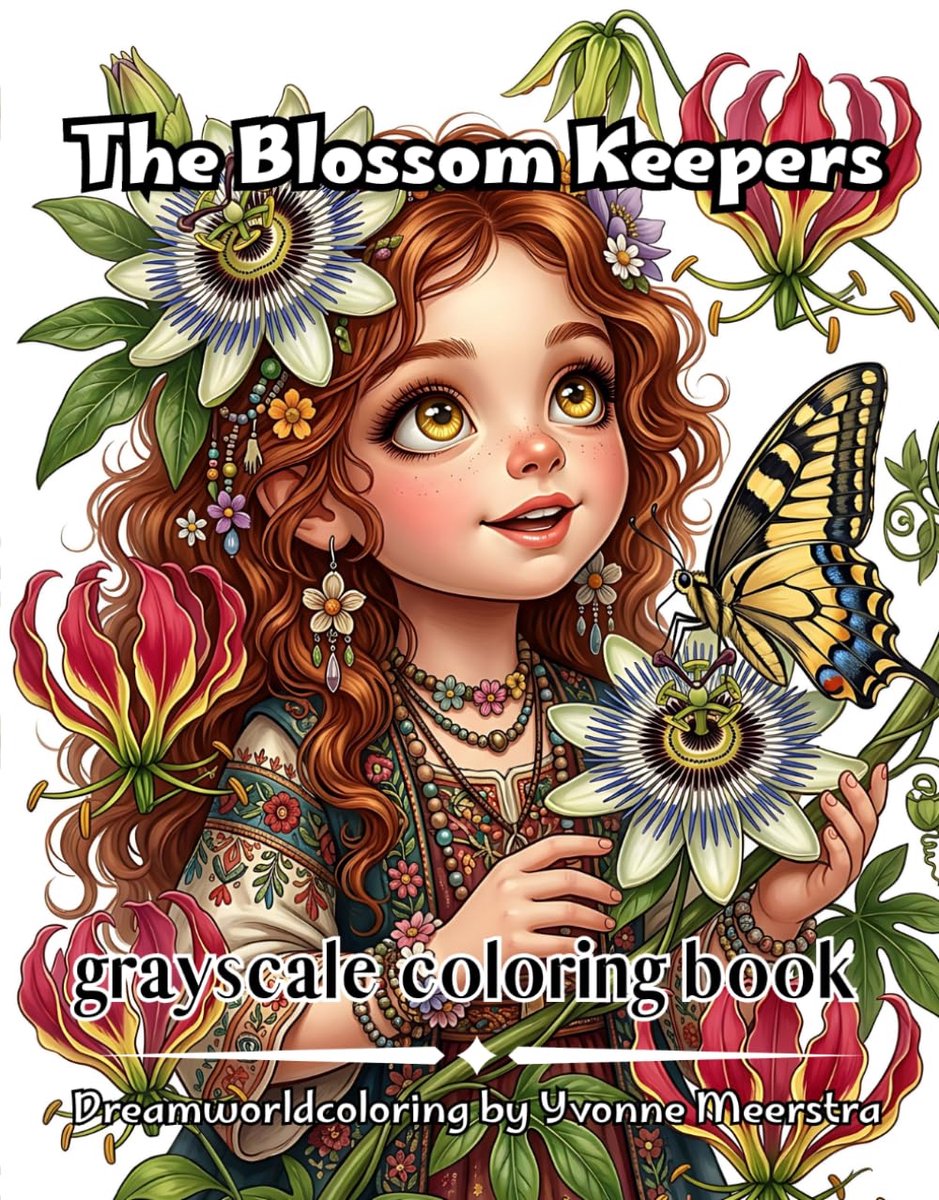 Kleurboek The Blossom Keepers