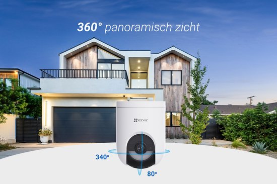 EZVIZ HB8 Lite 4G - 2K+ Pan-Tilt Beveiligingscamera - 360° Vision, AI Detectie & Auto Tracking - Kleur Nachtzicht - WiFi 6 - Sirene & Spotlight - IP65 van EZVIZ — afbeelding 4