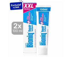GUM Bioniq Repair Plus Protection Tandpasta 2x 100ml Met biomimetisch tandglazuur (hydroxyapatiet) Helpt tandvleesbloedingen te verminderen