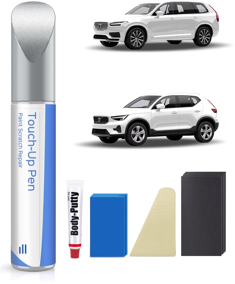 SolidKeus - Volvo Reparatieset Crystal White Pearl voor Krassen en Schade